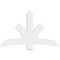 Ekena Millwork Davenport Architectural Grade PVC Gable Bracket, 60"W x 37 1/2"H x 2"D x 6"F, 15/12 Pitch GBP060X38X0206DAV00 - alternate 2